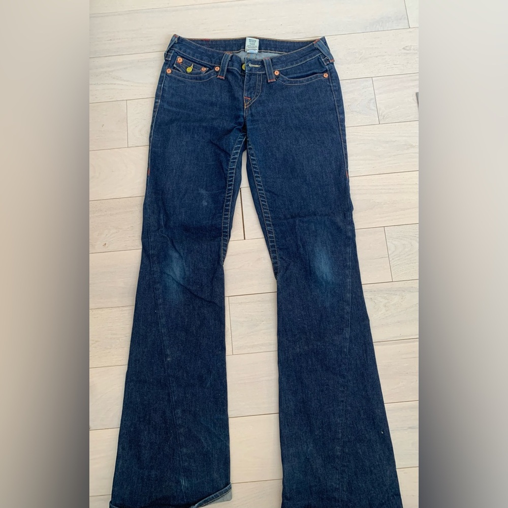 True Religion dark wash bootcut jeans - Picture 2 of 3